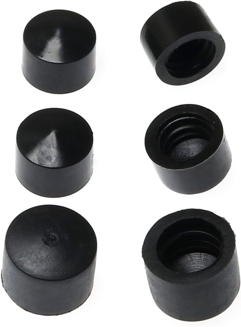 RLECS Pivot Cups 6IN1 Skateboard Longboard Truck Replacement Pivot Cups Hardware Pro Skateboard Truck Replacement Pivot Cups Rubber (4 x M Size + 2 x L Size) - Image 1